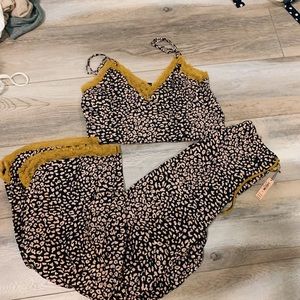 NWT VS leopard cheetah sleeping wear